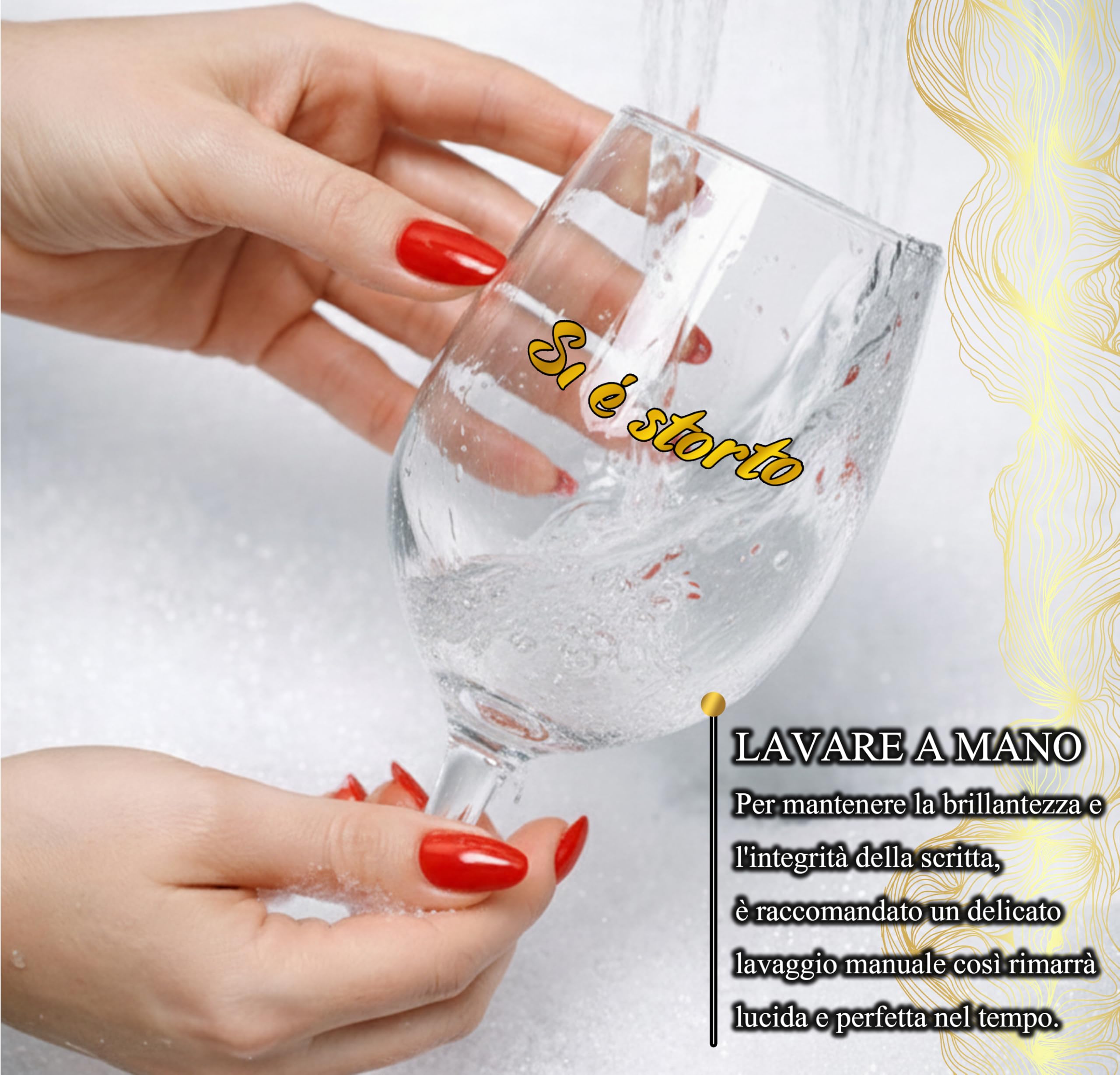 Coppia Calici Vino Personalizzati SI È STORTO - COME NOI QUANDO FINIREMO – 2 Bicchieri Storti Per Una Risata Prima Del Brindisi - Regalo Spiritoso Con Confezione Regalo Inclusa