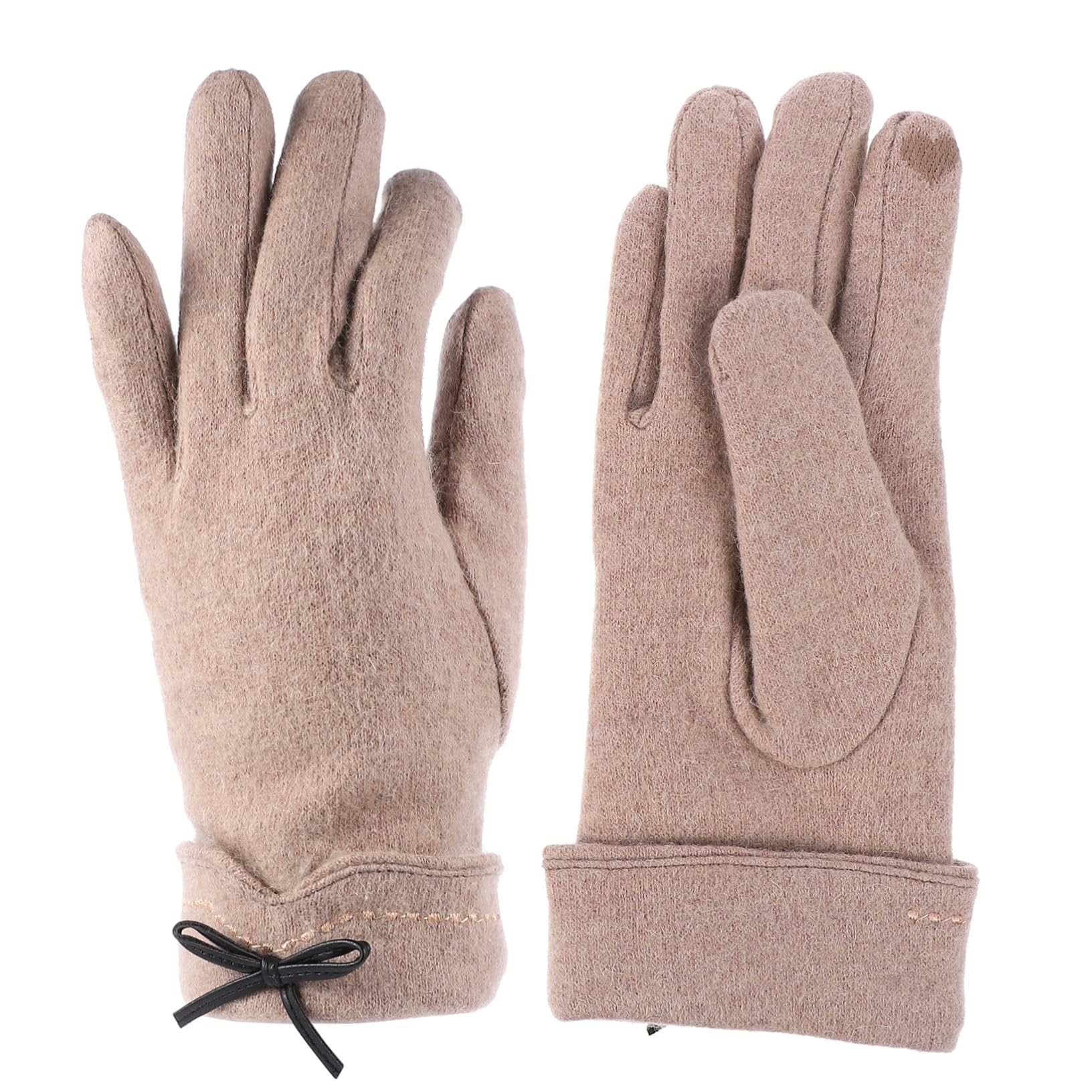 BESPORTBLE Winter Warm Gloves for Women Telefingers Cycling Gloves Touch Screen Full-Finger Mitts Skid-Resistant Design