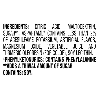Crystal Light Drink Mix, 10 Individual Packets, Hydration for Book Lovers and Fantasy Readers, Passion Fruit Artificial Flavor, Zero Sugar, No Artificial Dyes, 0.12 oz