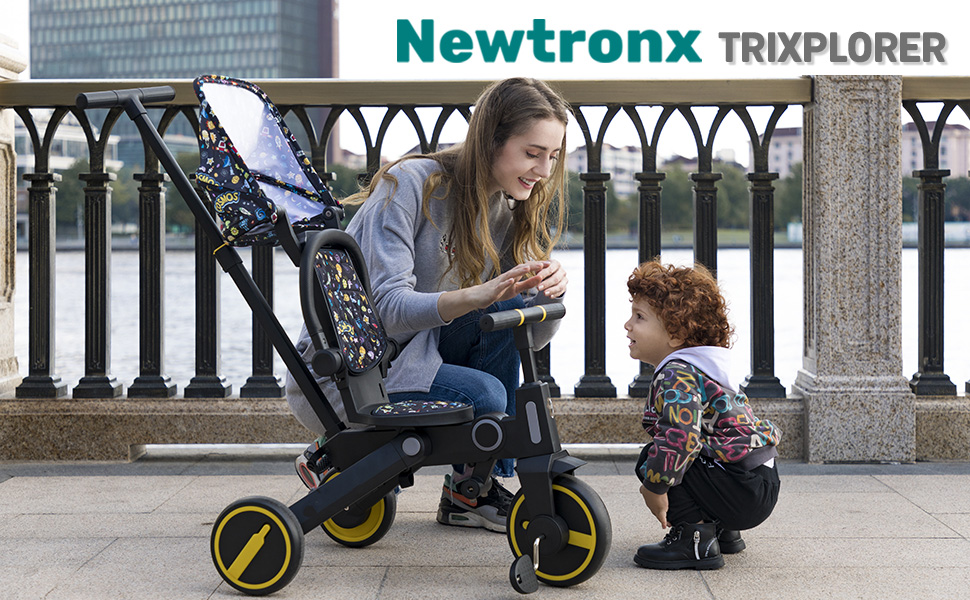 Watch Newtronx Trixplorer Foldable Tricycle For Toddler on Amazon Live