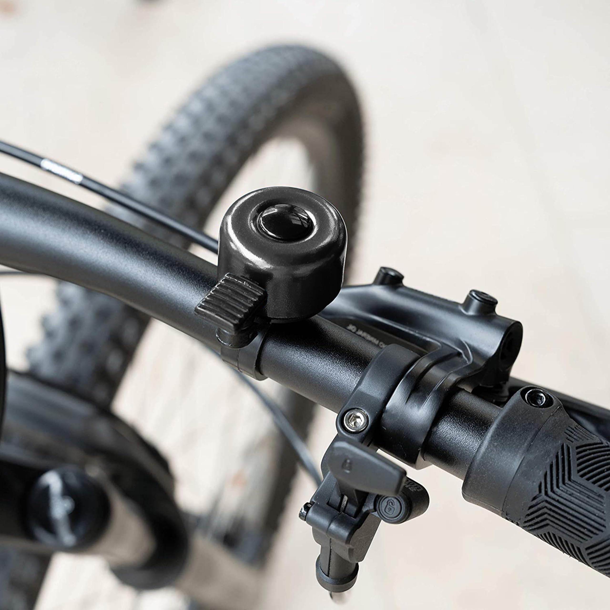 Campanello per bicicletta Mountain Bike in acciaio inox robusto con cacciavite