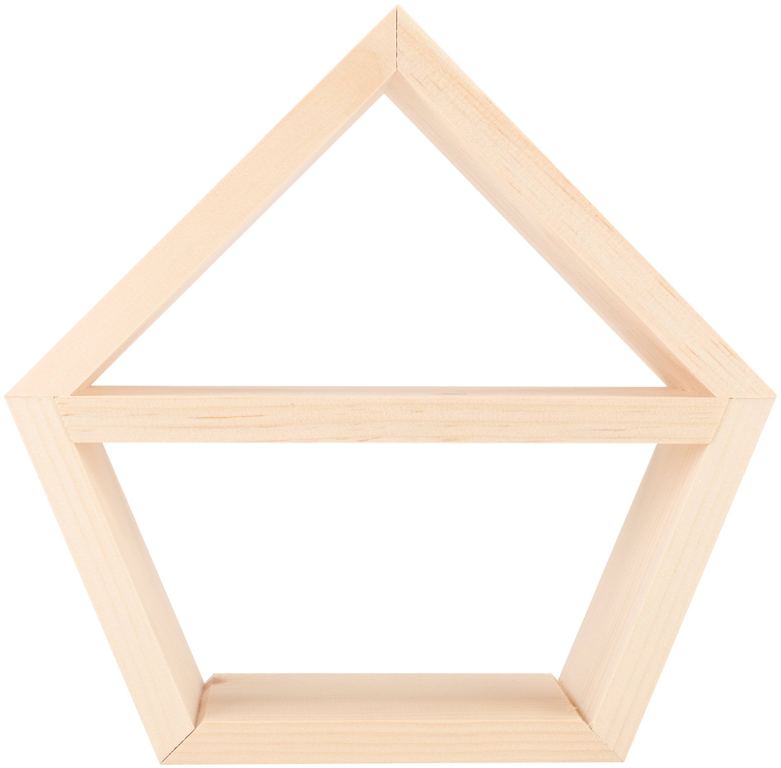 Walnut Hollow Pine Diamond Inner Shelf, Multicoloured, 28.95 x 29.71 x 10.16 cm, Multicolor