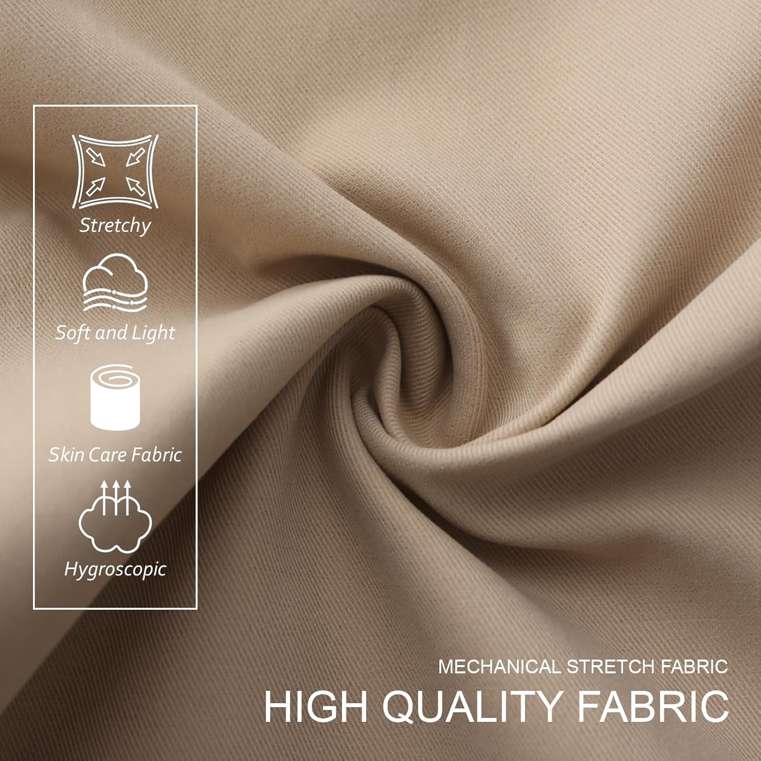 Men's 34"/36" Inseam Classic-Fit Casual Chino Pants - Image 6