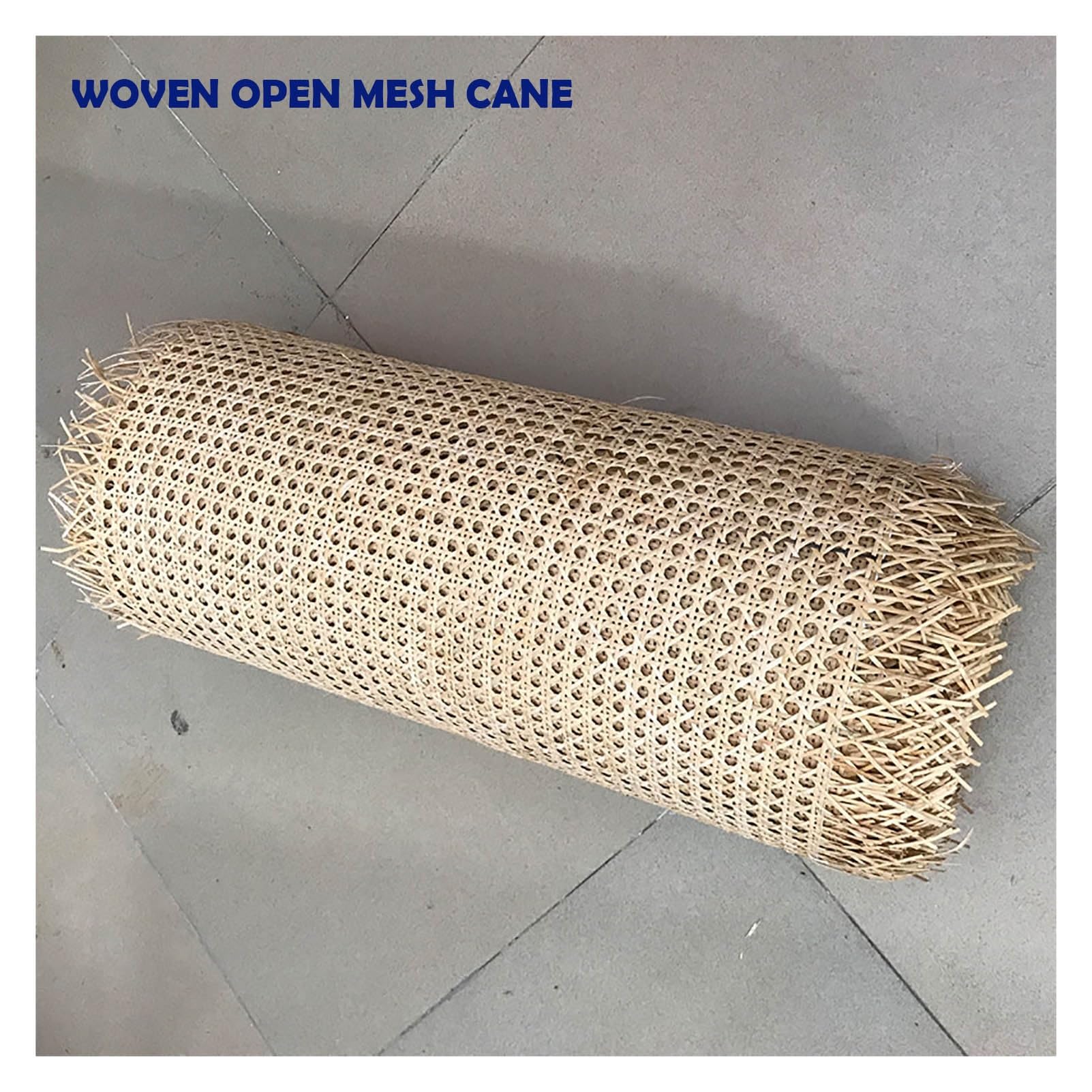 Foglio in Tessuto di Canna Naturale, Rotolo in Rattan, Mobili in Rattan, Materiale in Rattan Naturale, Decorazione Domestica, Canna Intrecciata, for Tavolo Armadio Fai da Te 45 55 60 80 Cm (Size : 45