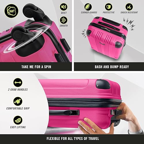 Miniatura 7 de Kenneth Cole Reaction Out Of Bounds - Equipaje de transporte vertical, Magenta), 5705042