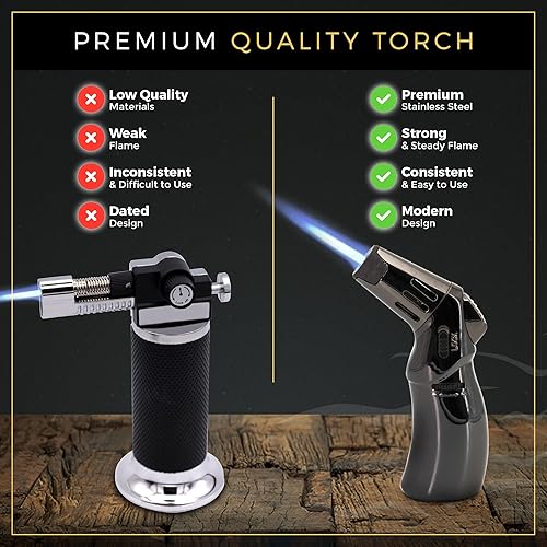 Miniatura 8 de Aurorofy Kit de ahumador de cóctel con antorcha - Chips de madera de 6 sabores - Kit de infusor de ahumador de whisky, kit de ahumador de bebidas