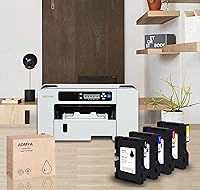 Vista 5 de Aomya Paquete de 4 cartuchos de tinta de sublimación GC41 para transferencia de calor compatibles para Ricoh GC41 para Ricoh IPSiO SG3100 SG2100