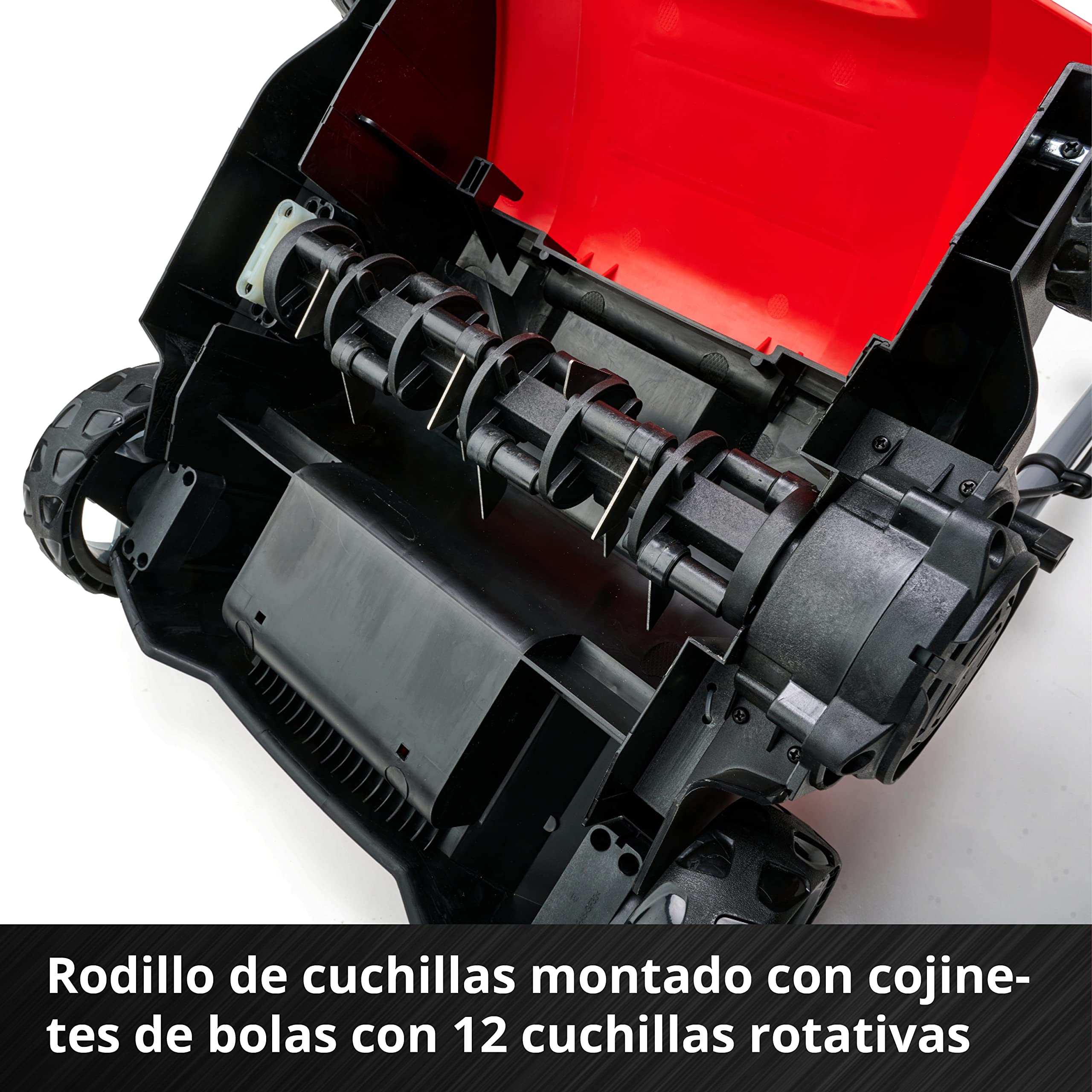 Einhell Escarificador con batería GC-SC 18/28 Li-Solo Power X-Change (Iones de Li, Rodillo de Cuchillas de 28 cm, Ajuste de Profundidad de Trabajo de 3 Niveles, sin batería ni Cargador)