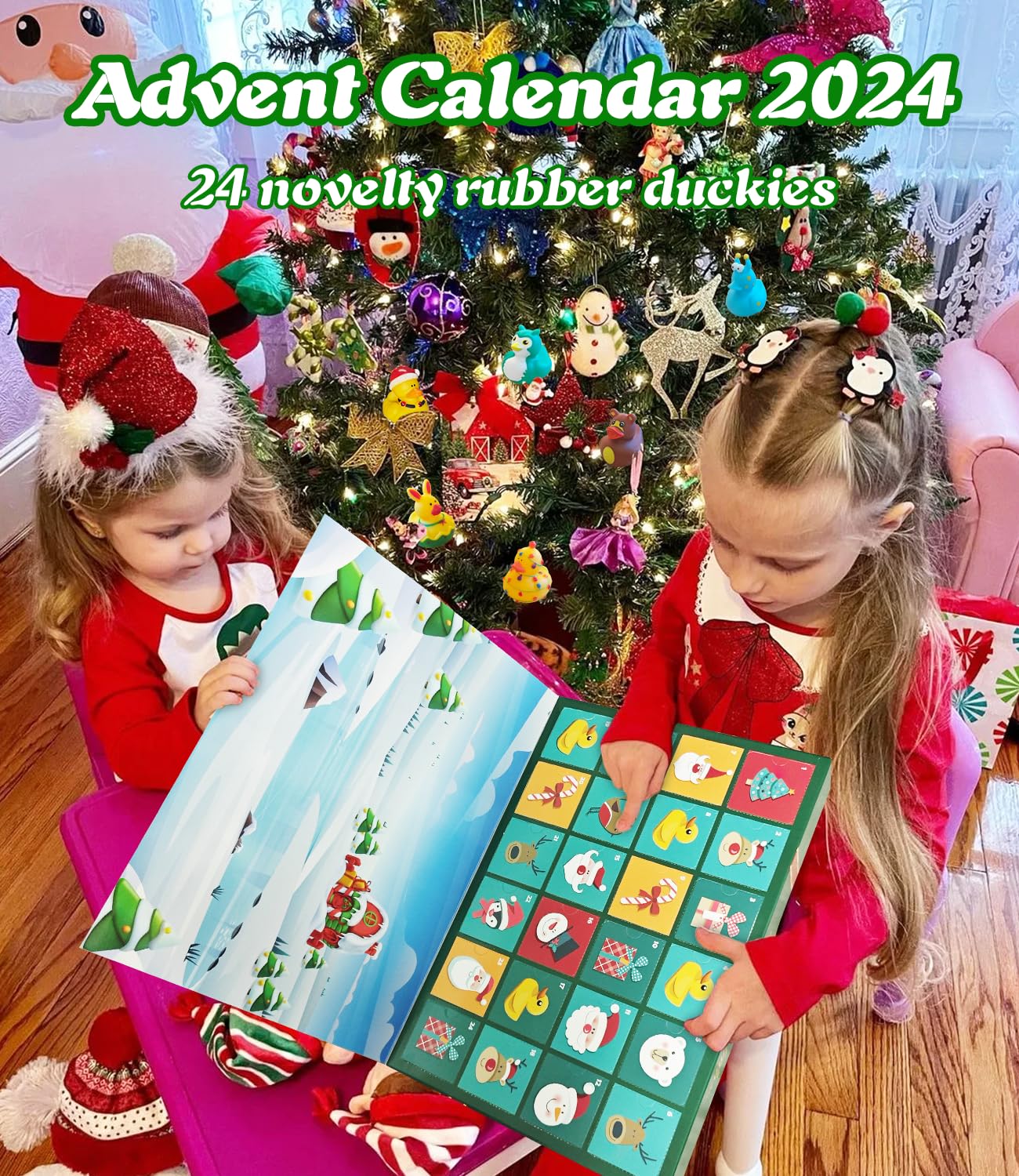 Calendario De Adviento 2024 Con Patos De Goma Para Niños | Meses Sin