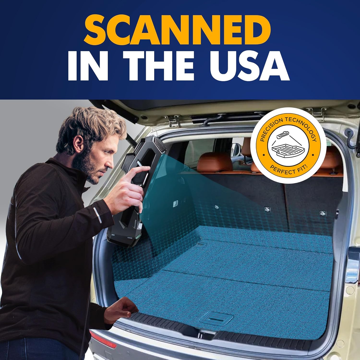 Premium Cargo Liner for Mazda CX5 S Carbon Edition 2023-2025 - 100% Protection - Custom Fit Car Trunk Mat - All-Season Black Cargo Mat - 3D Shaped Laser Measured Trunk Liners for Mazda CX 5 - Image 4