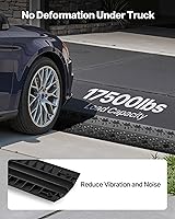 Vista 12 de VEVOR Rampa de cubierta de cable de caída de 3 piezas, capacidad de carga de 2,000 libras/eje, rampa protectora de manguera de cable resistente