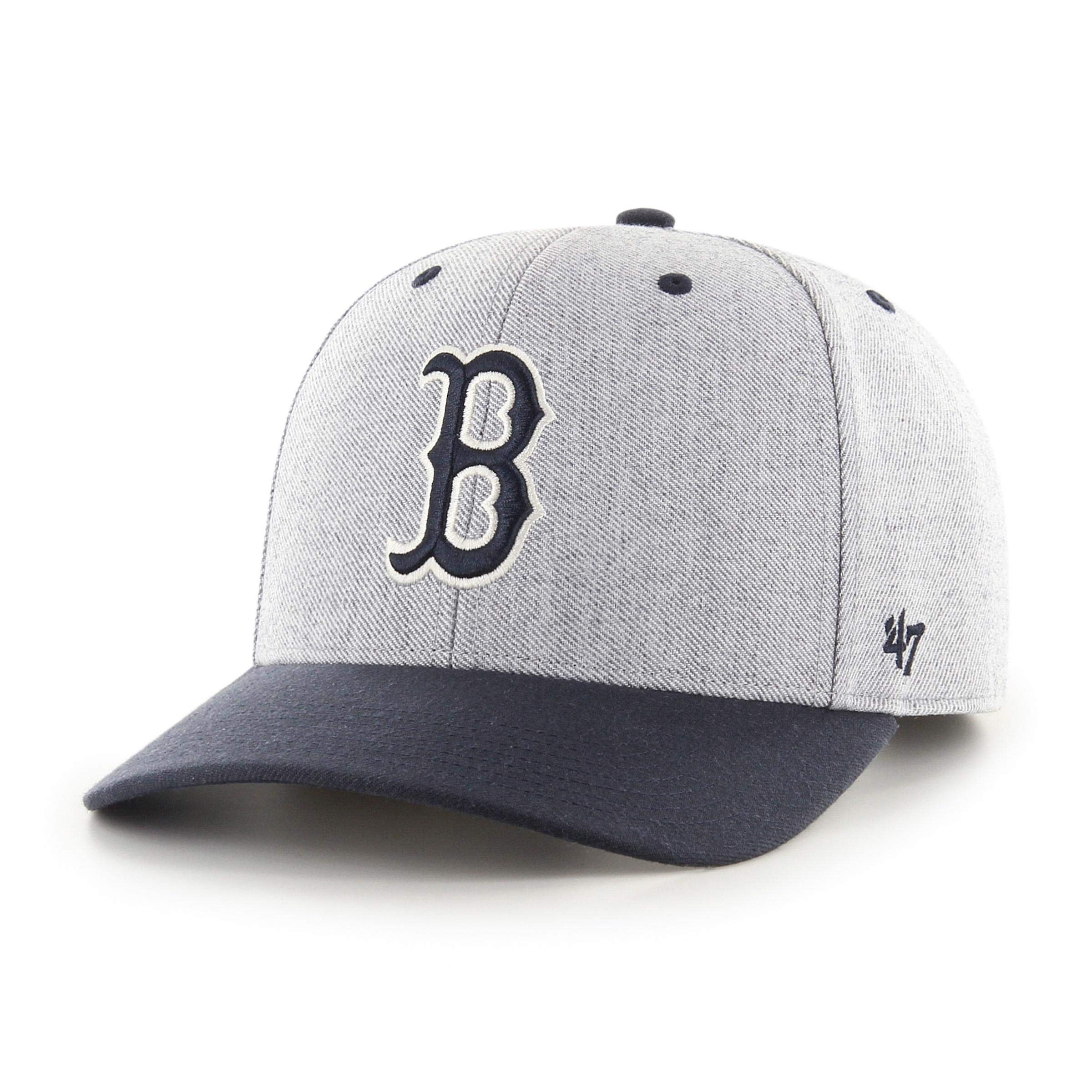 Men's Grey 47 Brand Snapback Cap - Storm Cloud Boston Red Sox