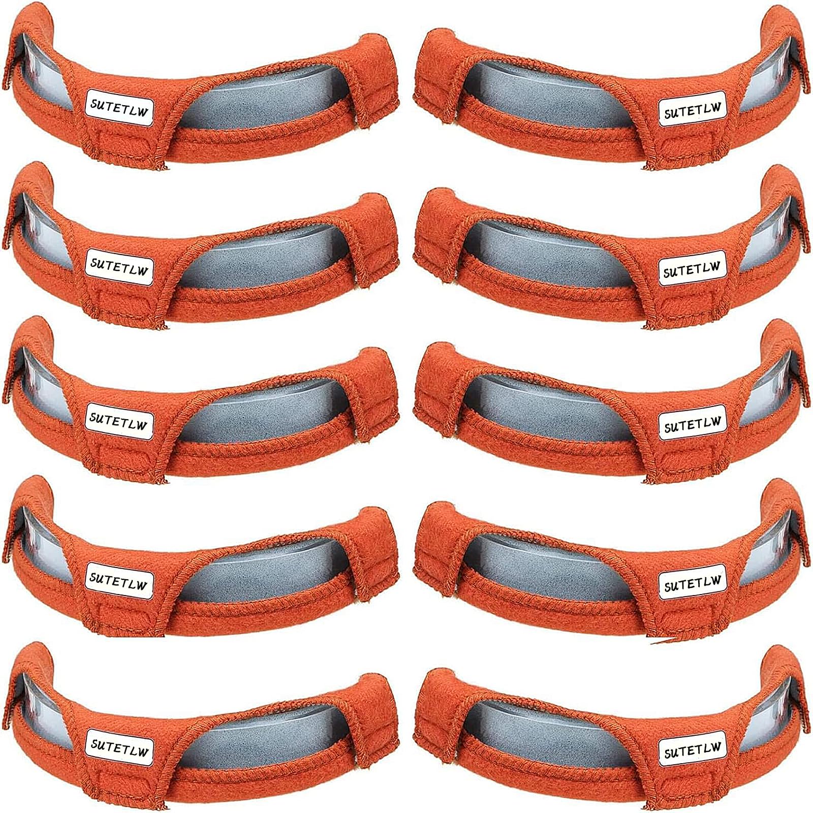 SUTETLW 10Pcs Hard Hat Sweatband Washable Cotton Hard Hat Liner Reusable Hard Hat Accessories Air Cushion Sweatband Helmet Comforter Pad