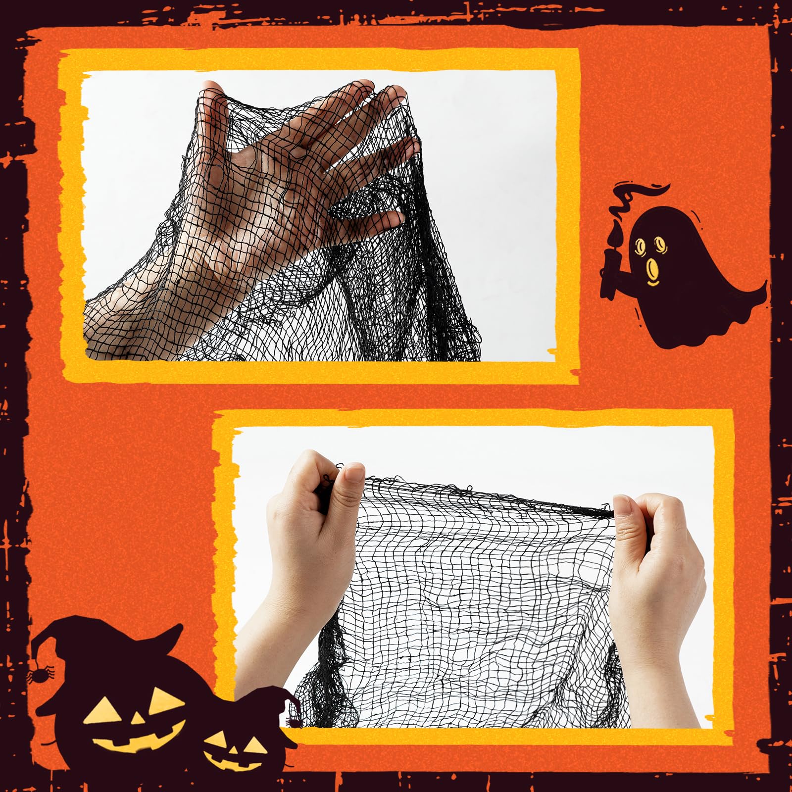 AOZBZ Halloween Gaze - 2 Stück Gruseltuch Für Party Dekoration