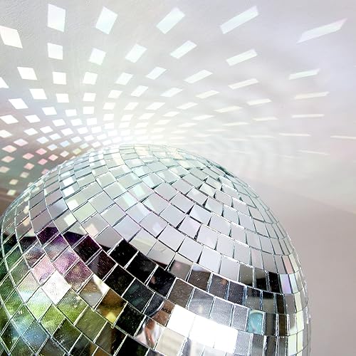 Miniatura 6 de PP OPOUNT 3000 azulejos de espejo de discoteca, azulejos de mosaico de vidrio autoadhesivos de 0.394 x 0.394 in para decoración de manualidades,