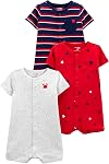 Simple Joys by Carter's Baby Boys' 3-Pack Snap-up Rompers