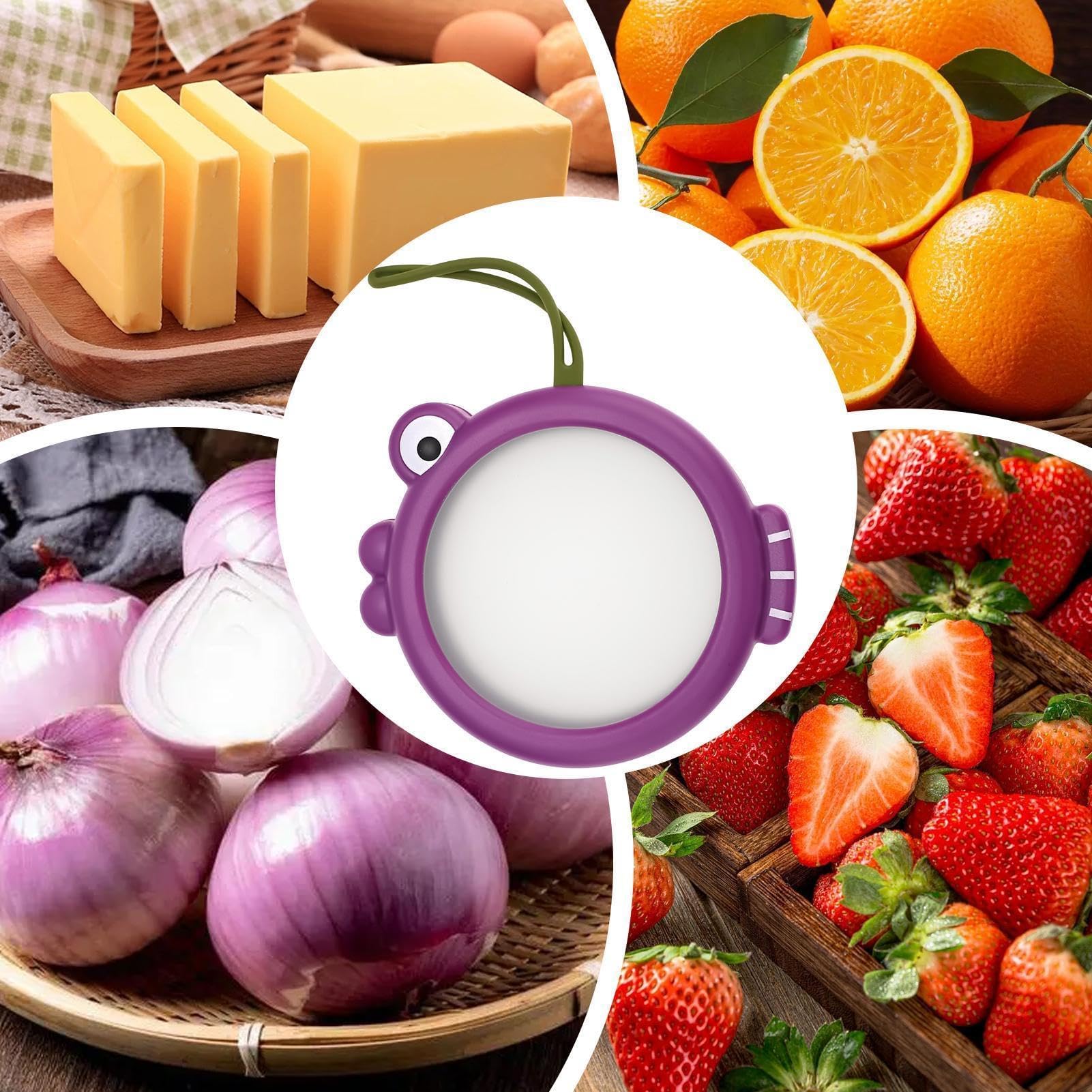 Contenitore per avanzi – salvavita ermetico a forma di pesce per preparare pasti, frutta e formaggio, riutilizzabile per avocado e pomodori per scuola, dispensa, frigorifero, viaggi