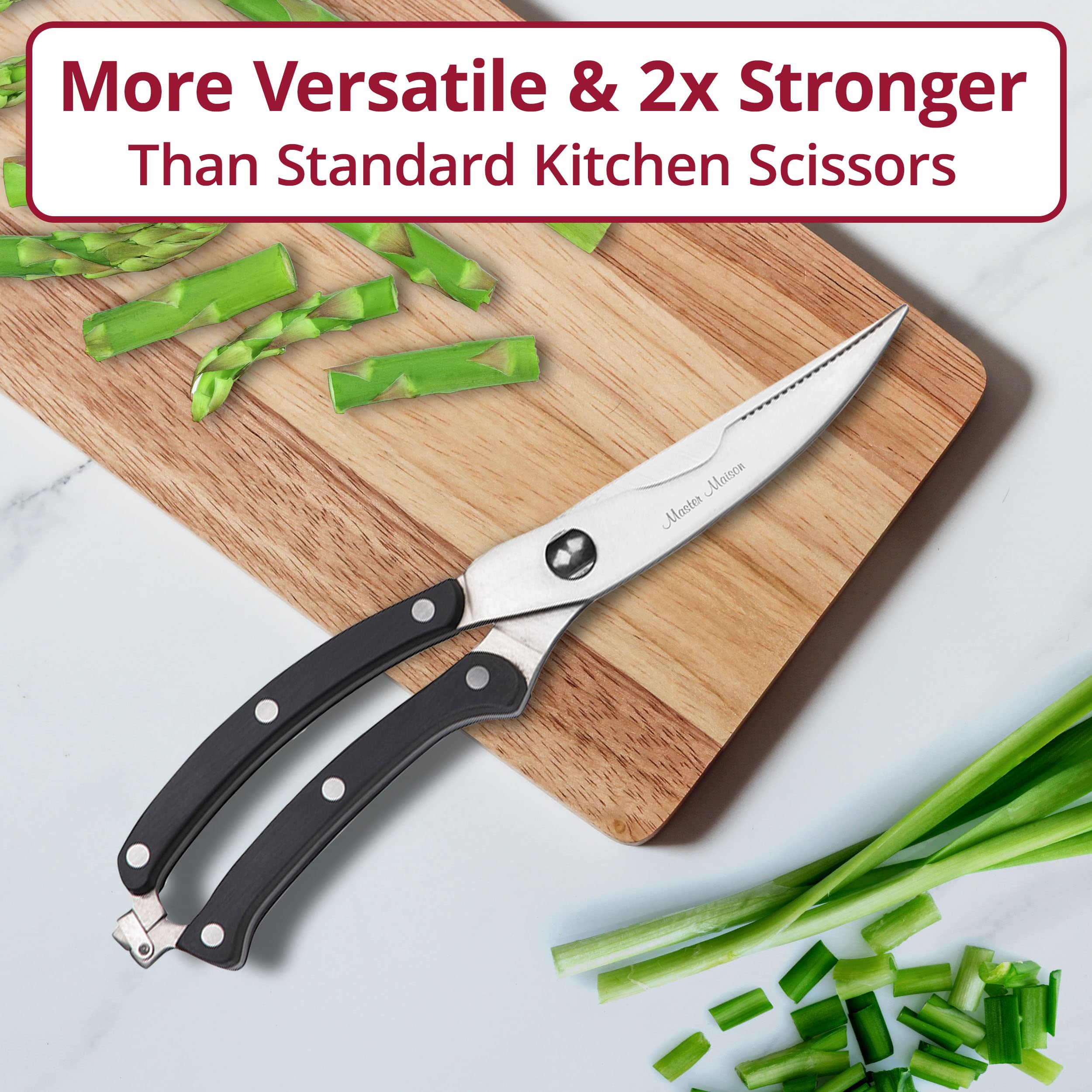 19Piece Premium Gray Kitchen Knife Set With Knife Block Master