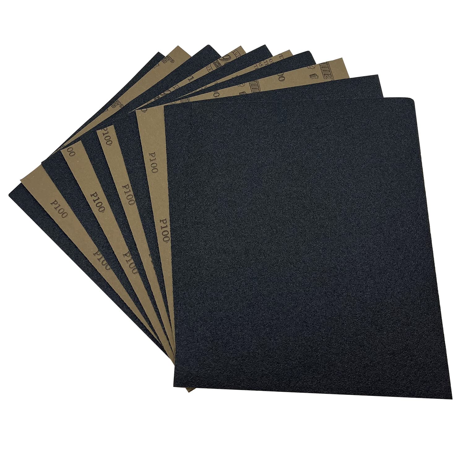 100 Grit Wet Dry Sanding Sheets,9 x 11 Inch Sandpaper-10PCS Premium Silicon Carbide Sand Paper for Wood Metal Ceramic or Auto Polishing and Scratches Removing