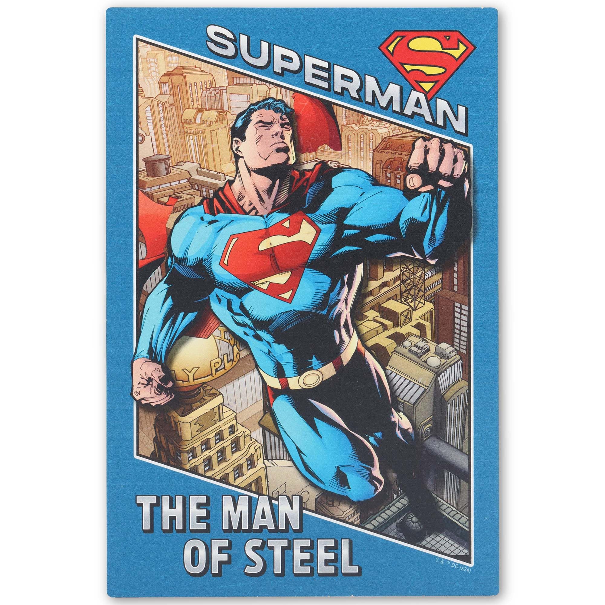 Vintage Superman Man of Steel Wood Wall Art Review
