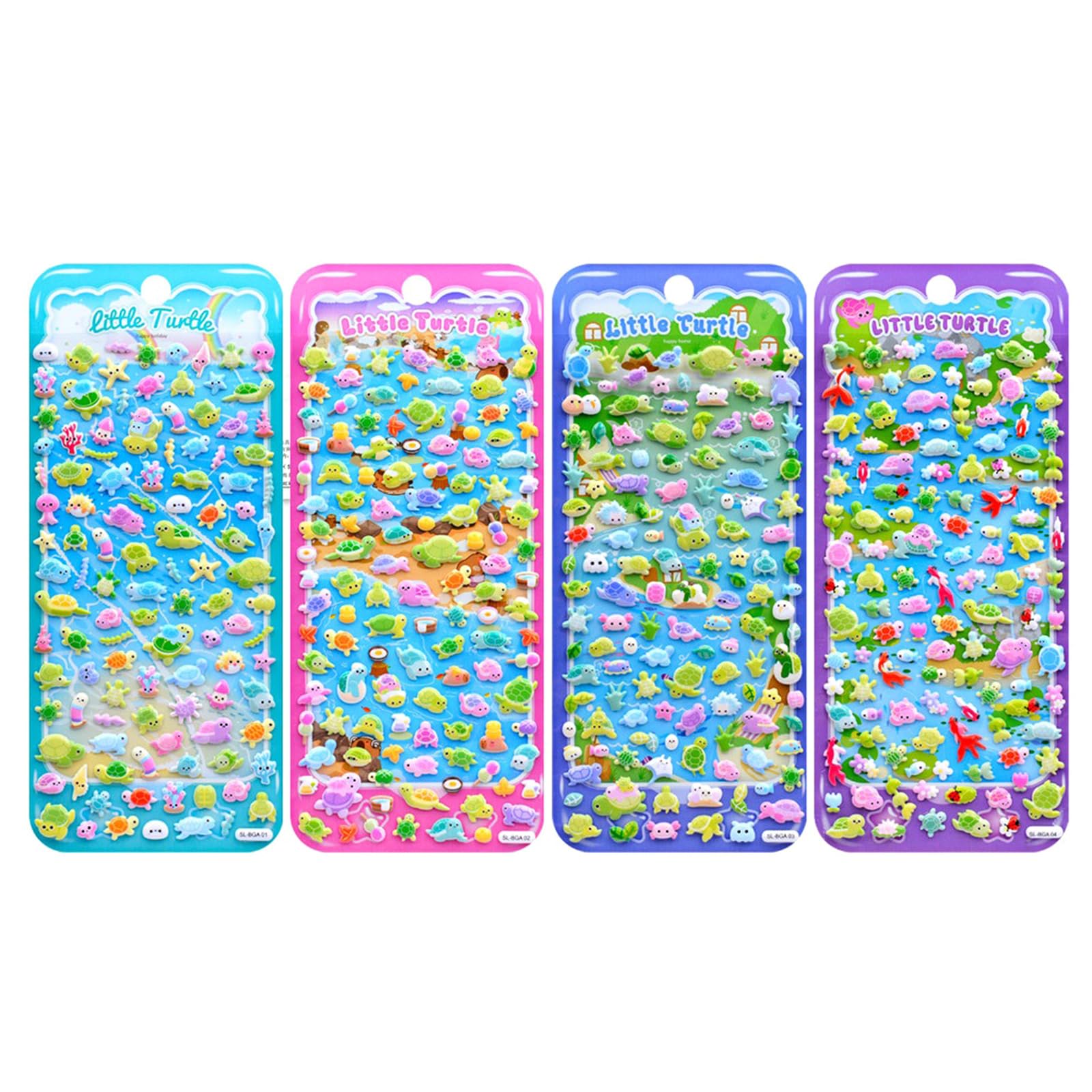 Tiny Sticker for Water Bottle, Notebook, Scrapbooking Adorable Stickers Cartoon Stickers Tiny Handcraft Sticker Puffier