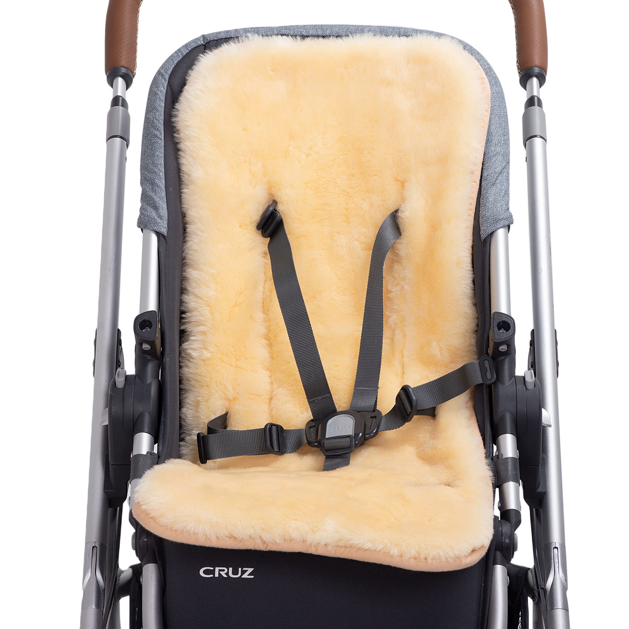 fur stroller liner