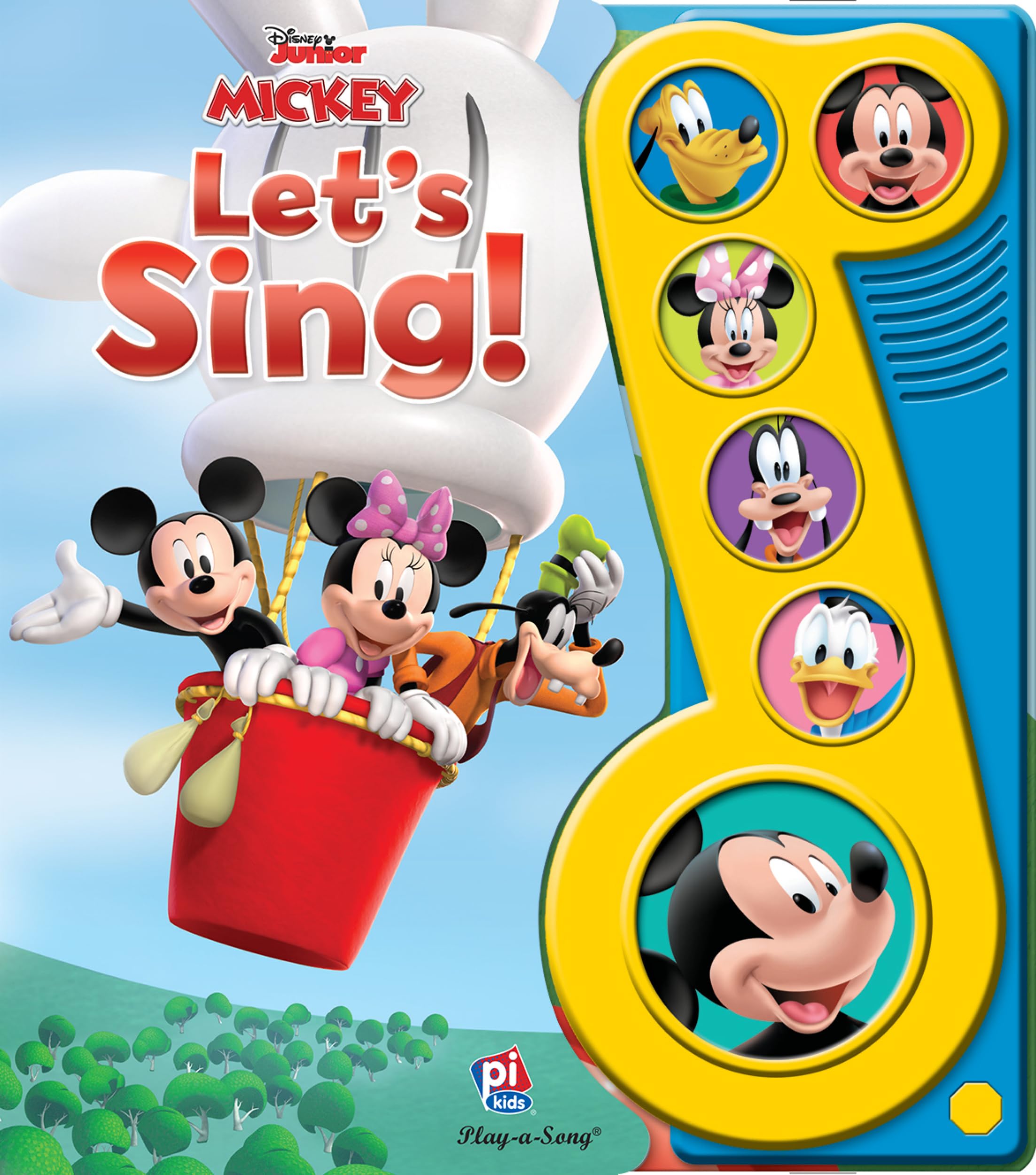 Disney Mickey Mouse Clubhouse - Let's Sing! Little Music Note Sound Book - PI Kids Board book – Sound Book, August 6, 2016