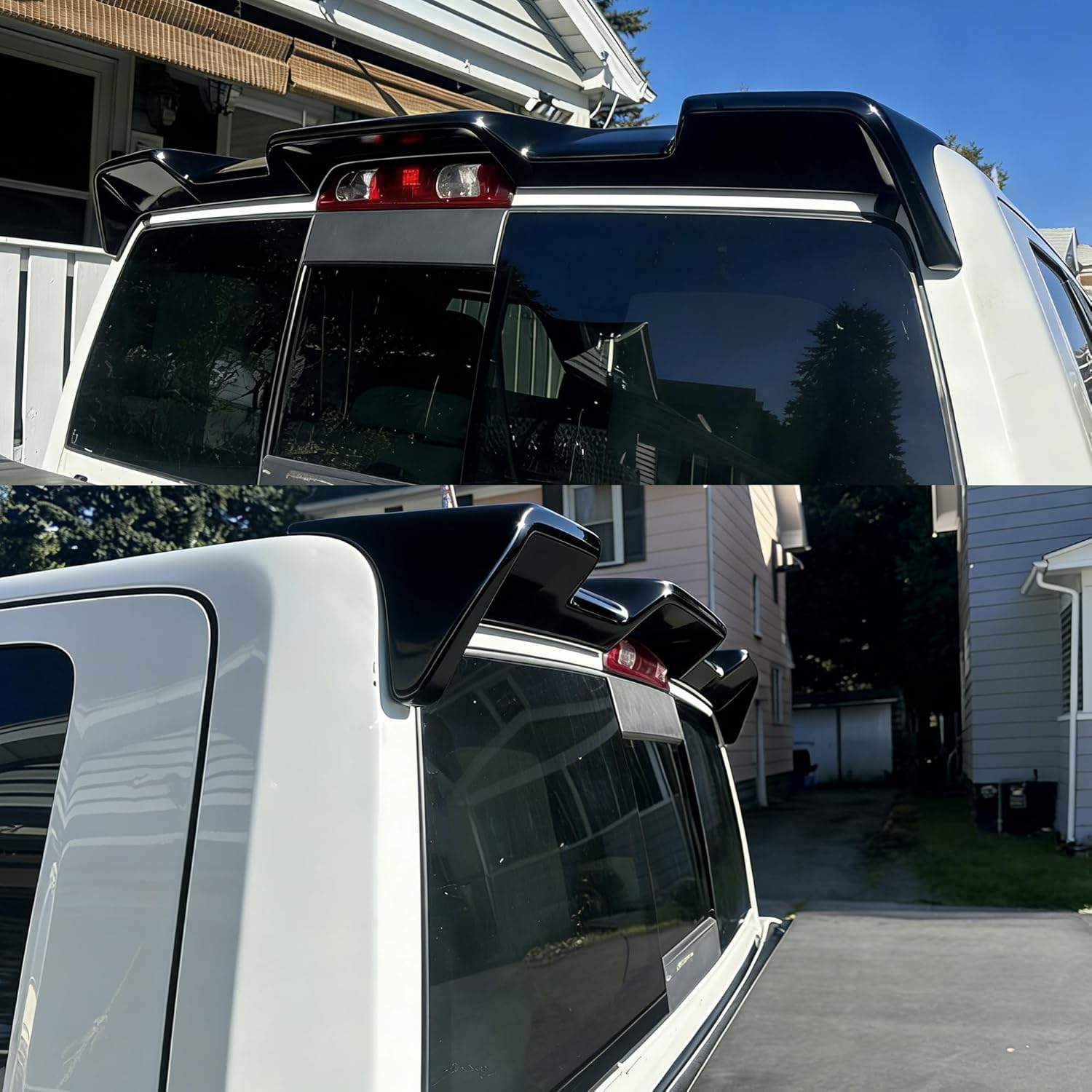 Rear Roof Cab Spoiler Visor Wing Fit for Dodge RAM 1500 2013-2018 Accessories Big Horn/Express/Laramie/Lone Star/Longhorn/Rebel/SLT/Tradesman/Sport Style Top Lip Exterior