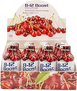 1st Step for Energy B-12 Boost Cherry Charge 12 (2 fl oz) bottles
