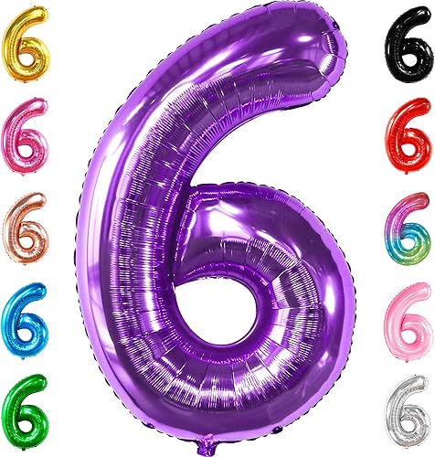 Miniatura 344 de KatchOn, Globo dorado gigante del número 8 de 40 pulgadas, globo dorado del número 8 para decoraciones de cumpleaños de 8 años para niñas