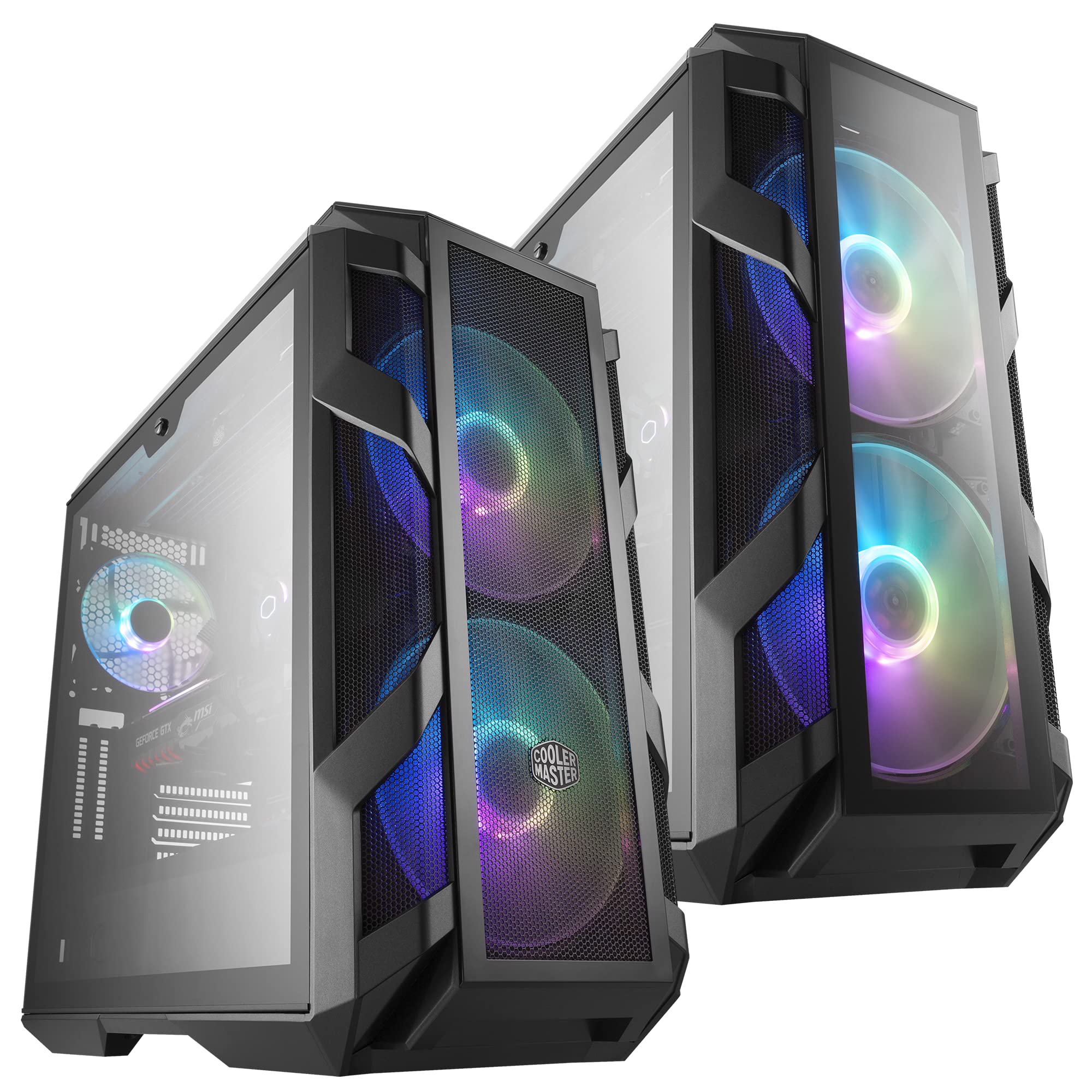 Buy Cooler Master MasterCase H500M ARGB Airflow ATX MidTower with Quad