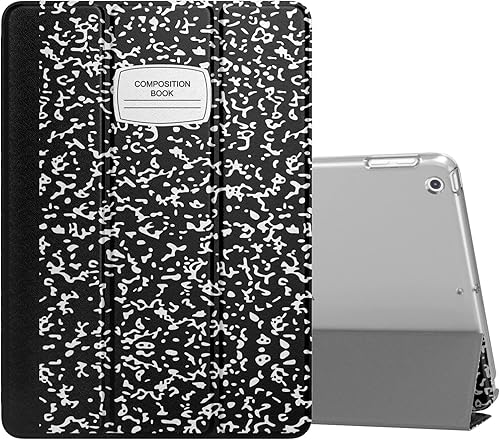 MoKo Case Fit 20182017 iPad 9.7 65 generación - Funda delgada y ligera con protector trasero translúcido esmerilado para Apple iPad de 9.7 pulgadas