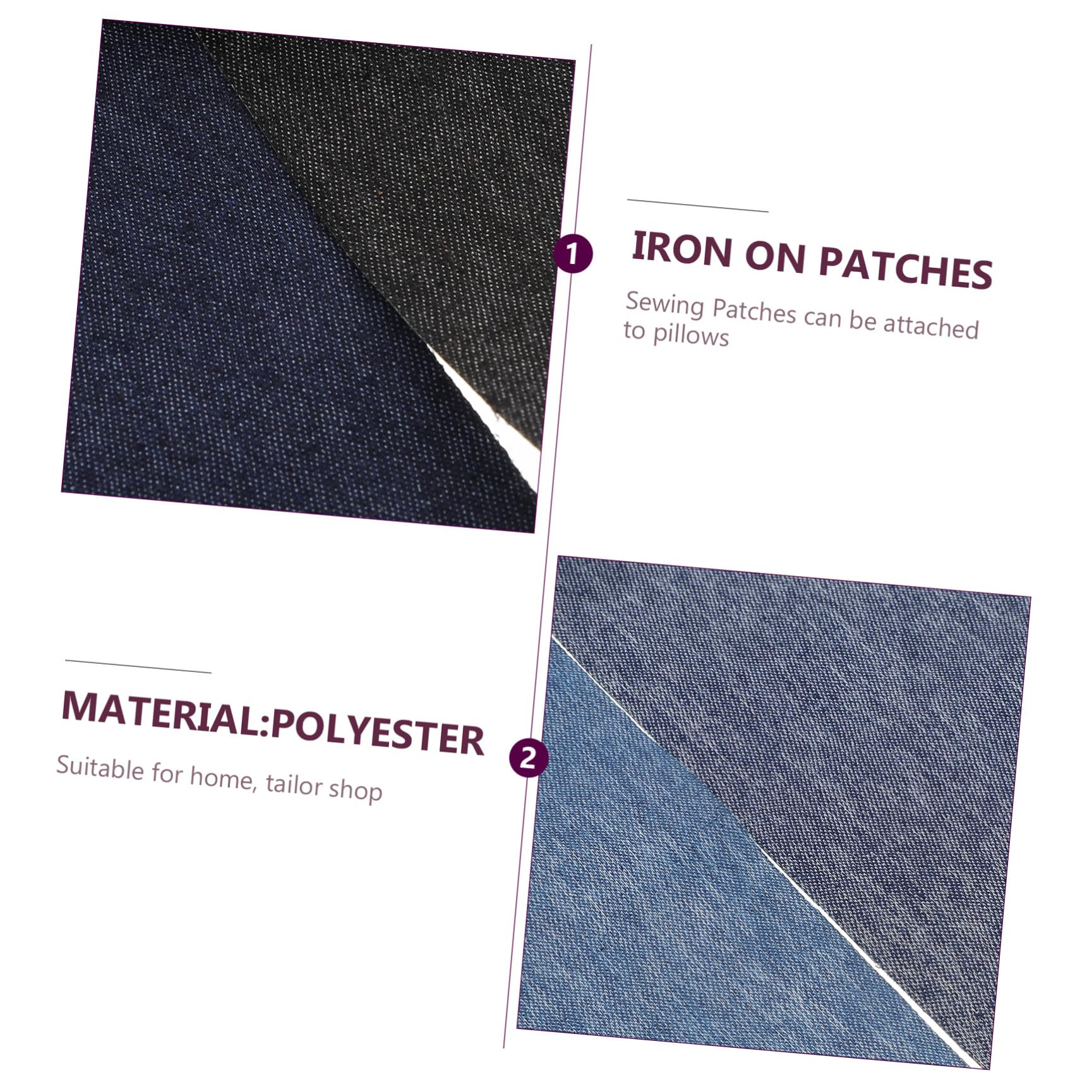 25rollen Farbige Patches Dekorative Applikationen Für Kleidung Taschen Und Projekte Reparatur-patches Für Jacken Und Textilien