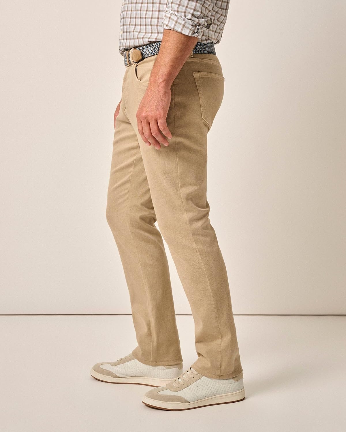 johnnie-O Carmel Sateen 5-Pocket Pant Khaki / 34/32 - Image 4