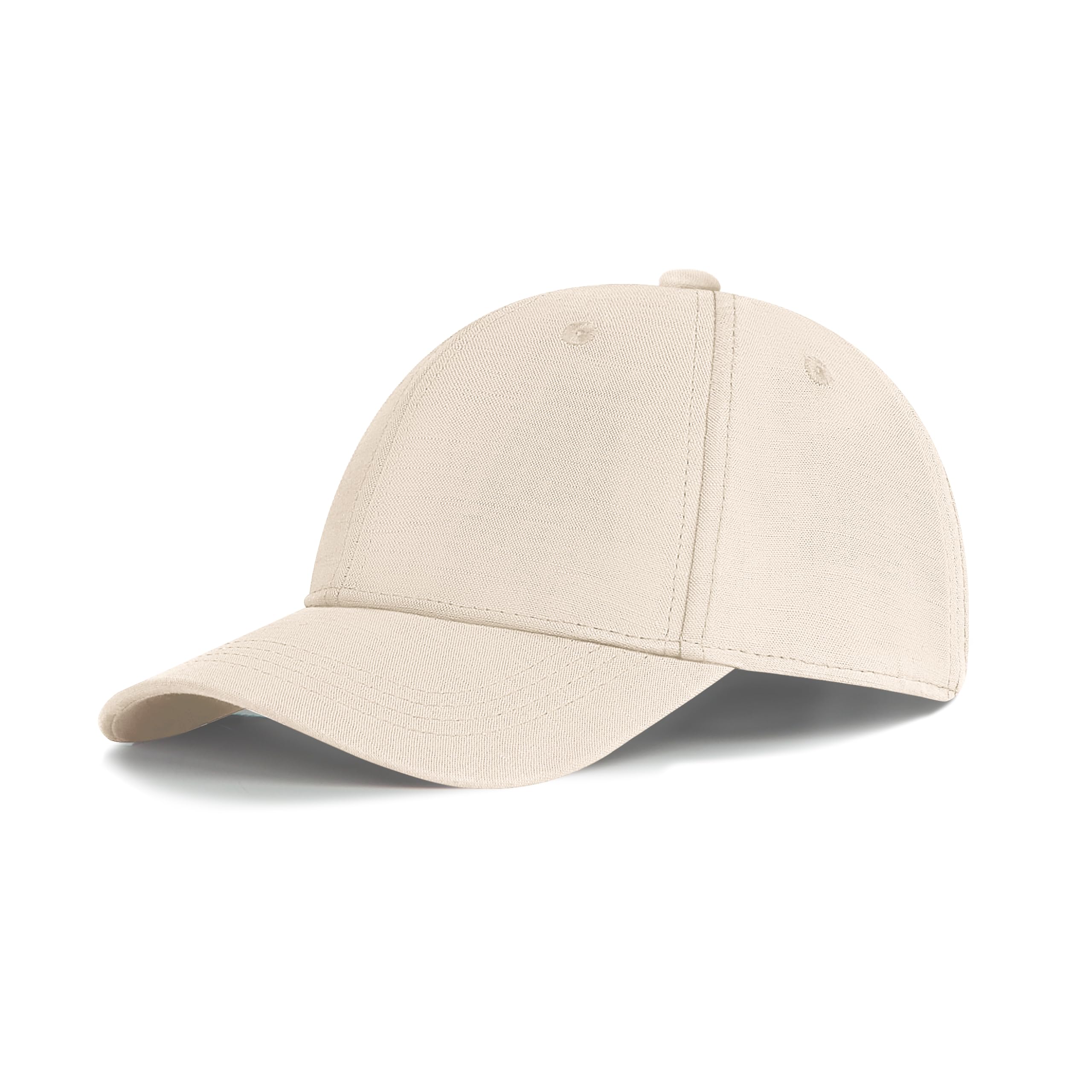 Zylioo Gorra de béisbol de lino XXL para hombres y mujeres, sombrero de verano transpirable grande, gorra casual ajustable para viajes, caminar, playa