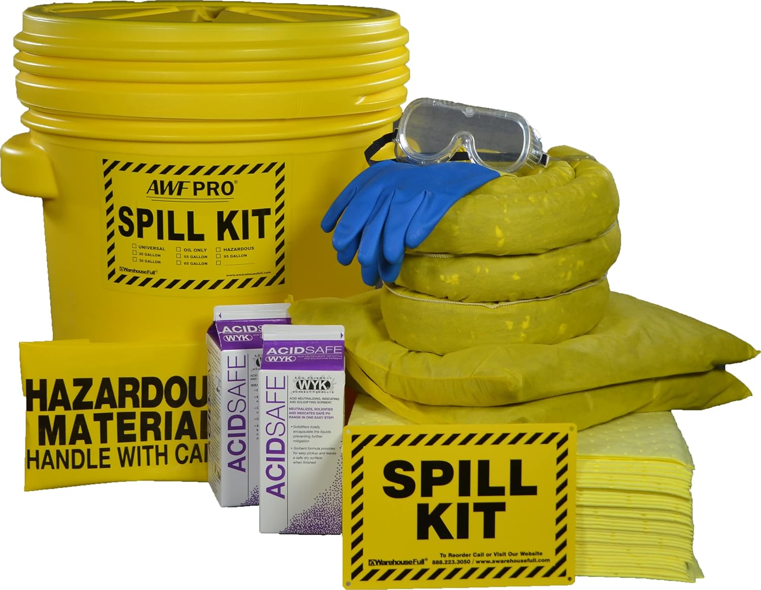 20 Gallon Battery Acid Spill Kit with DOT Approved Denmark Ubuy