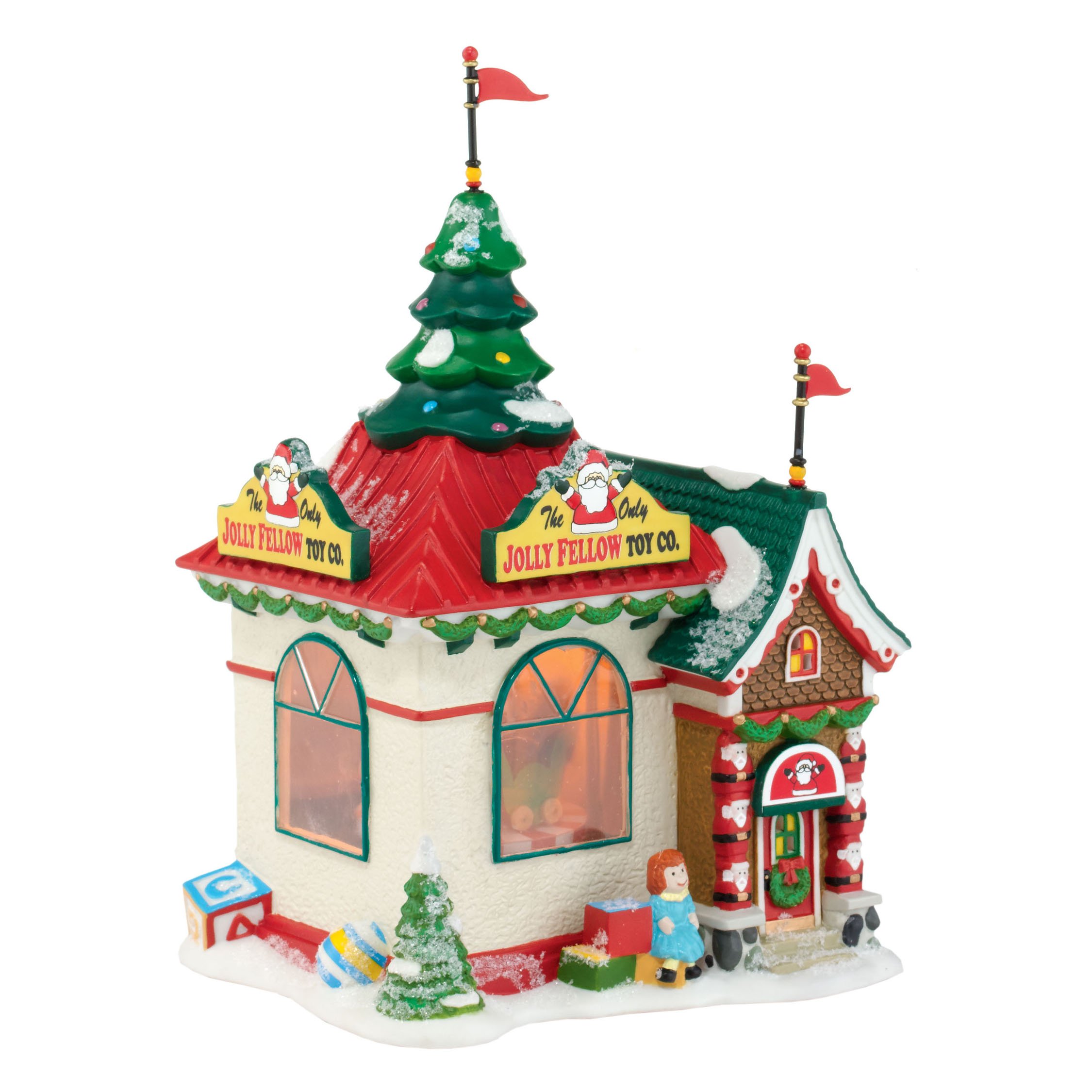 クリスマス　置物　NORTH POLE TOY SHOP Amazon.com: Santas North Pole Toy Shop : Home & Kitchen