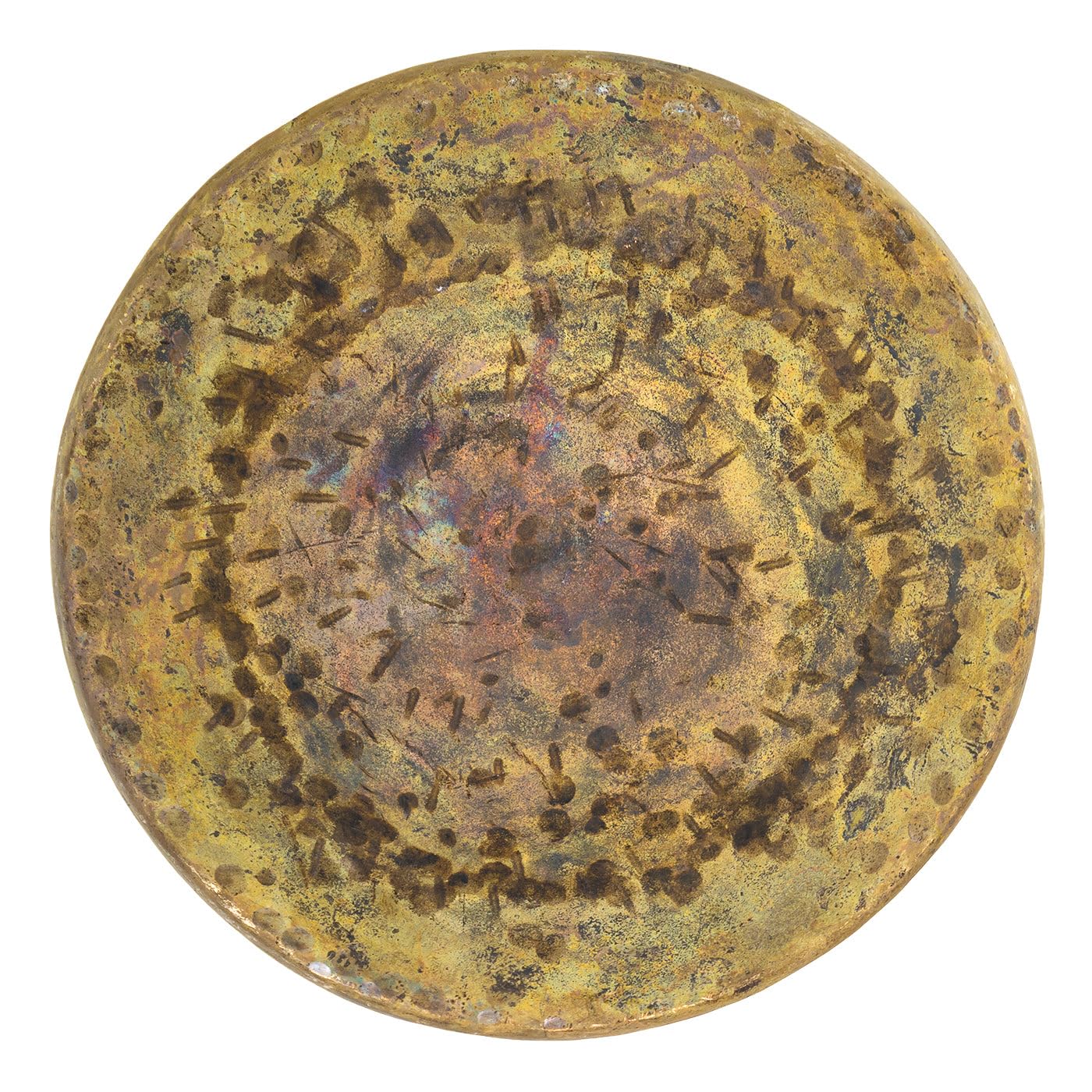 Unlimited Atlantis Gongs - Includes Gong, Mallet & Rope/Unlathed Bronze Gong W/Ancient Look/For Sound Healing, Meditation, & Yoga