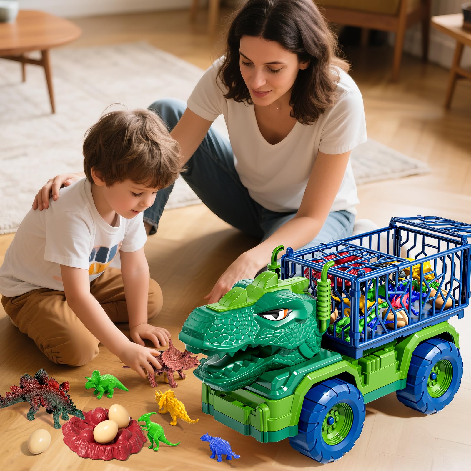 Toddler T-Rex Dinosaur Toy Set - 22 Pieces! -7