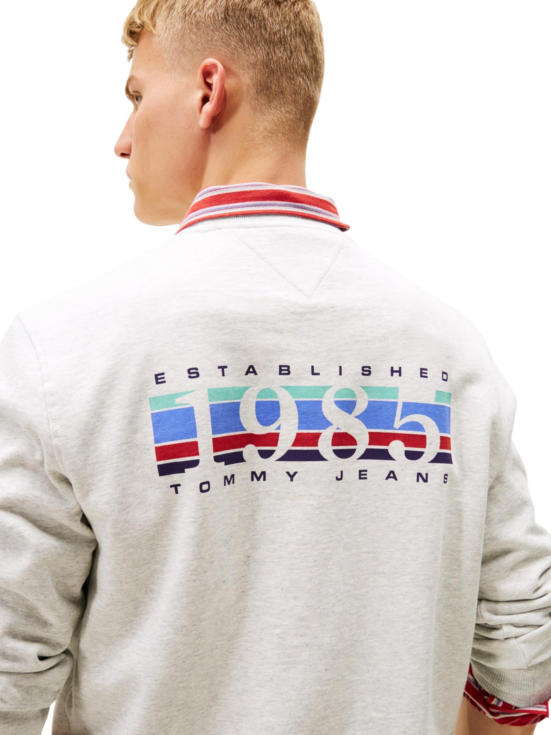 Tommy Jeans TJM Reg Entry DNA Play Crew Ext Dm0dm22377 Sudadera sin Botones Hombre (Pack de 1)