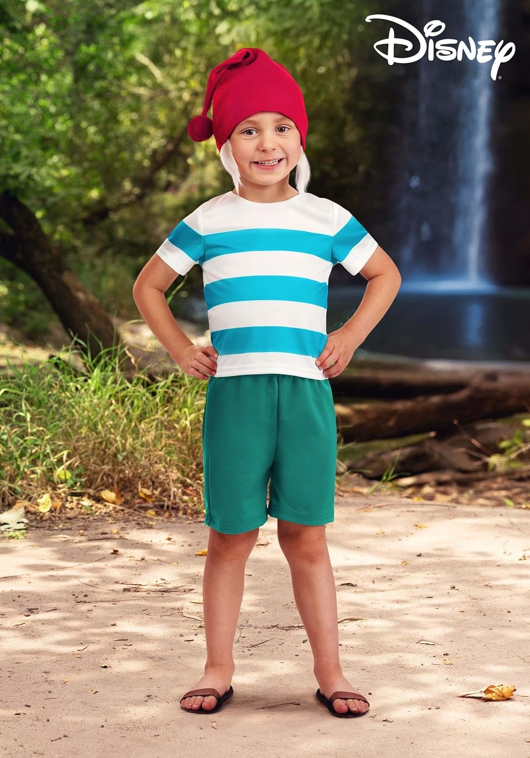 Disney Peter Pan Mr Smee Costume for Toddler Boys with Shirt, Shorts, and Hat | Fun Pirate Dress Up Outfit - Image 2