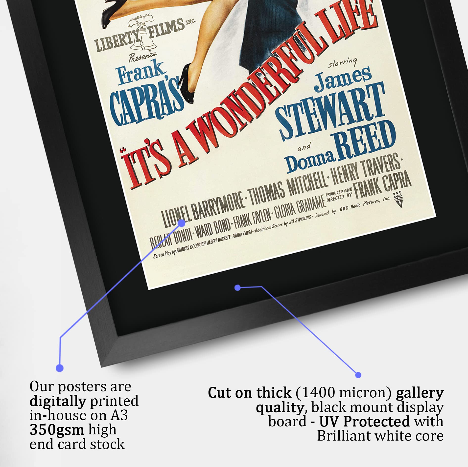 Poster Incorniciato A Charlie Brown Christmas (1965) - Stampa Con Autografo In Cornice Nera 44.5x33cm - 3
