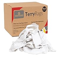 Vista 7 de GOLD TEXTILES White Shop Towels - Toallas de algodón [toalla de grado B] – trapos de 22 x 44 pulgadas en una caja – Valiosos trapos de limpieza