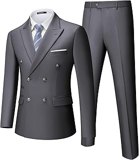 WULFUL Men's Slim Fit Suit Set 2