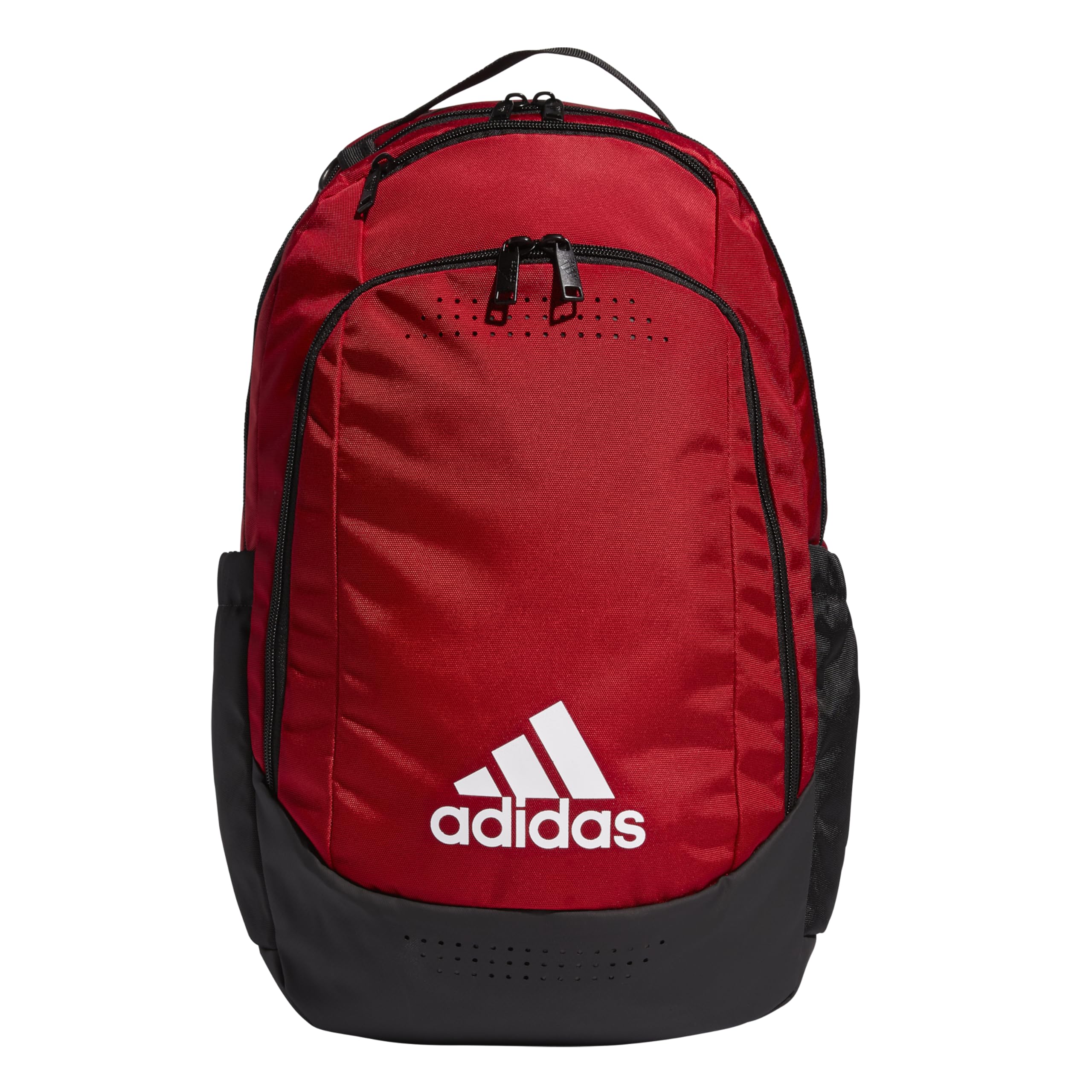 adidas Defender Team Sports Backpack, Team Power Red, One Size, Defender Sports Backpack, Soccer Bags and Basketball Backpacks for Holding Balls, Featuring Shoe Compartment