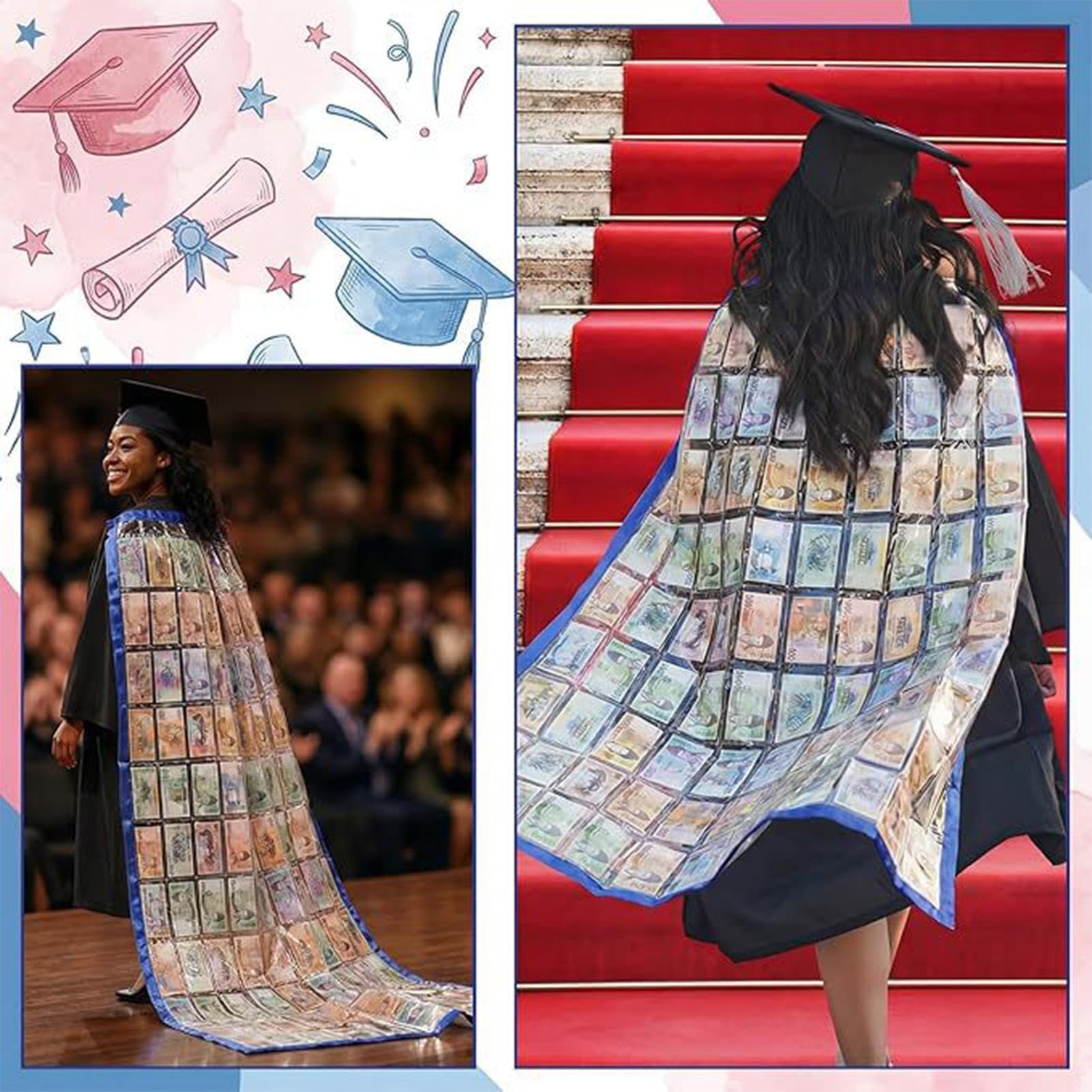 Fascia di Laurea 2026 Classe 2026 Articoli Divertenti Per Feste | Fascia Per Diploma Scuola Superiore per Cerimonia Foto Celebrazione
