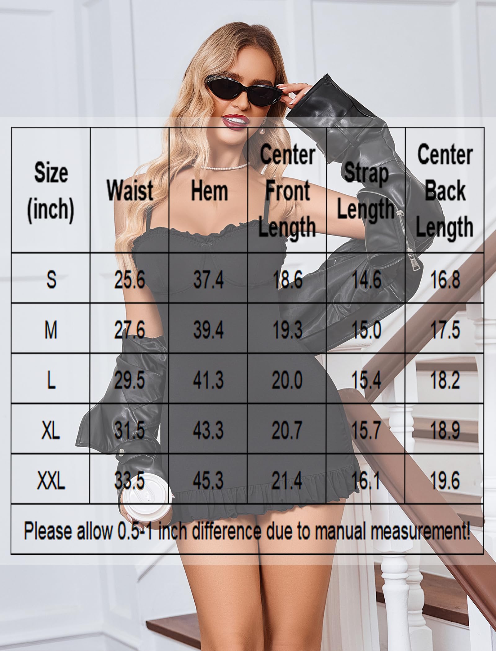 Avidlove Lingerie for Women Sexy Nightgown Babydoll Sleepwear Dress Ruffle Full Slip Modal Bodycon Chemise Nighties S-XXL: Black Large