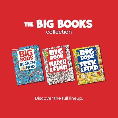 The Big Book of Search & Find Hidden Object Picture Puzzle Book for Kids | Seek and Find Activity Book for Boys & Girls | Fun Brain-Boosting Game for Travel, Screen-Free Fun & Relaxation