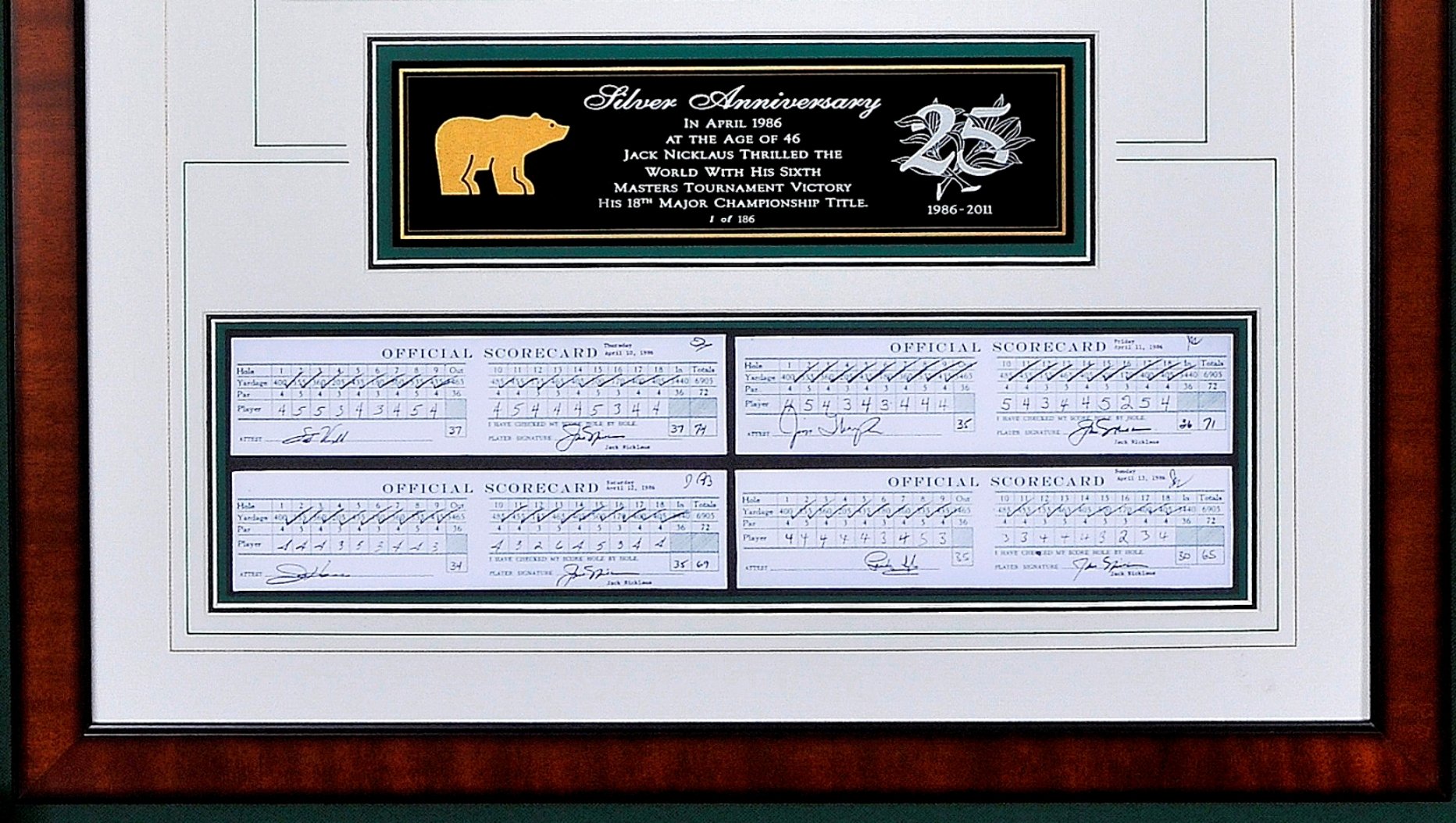 Amazon | ジャック・ニクラウス 1986 マスターズ記念 25周年記念パター