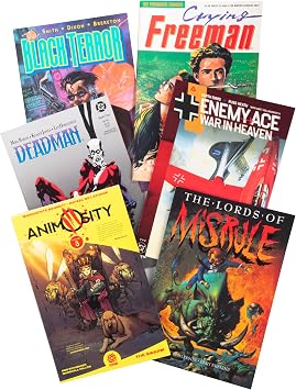 Mature Prestige Trade Paperback Comic Book Value Pack- 6 Different Marvel, DC & Indie Adult-Themed Comics - Cardstock Format, More Pages - Holiday Birthday Gift for Any Graphic Novel or Super Hero Fan